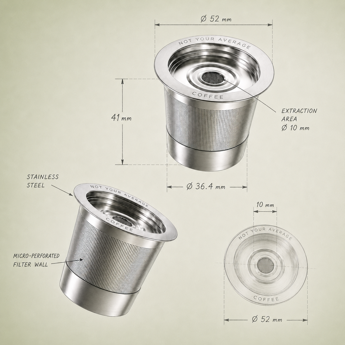 Refillable Coffee Pod